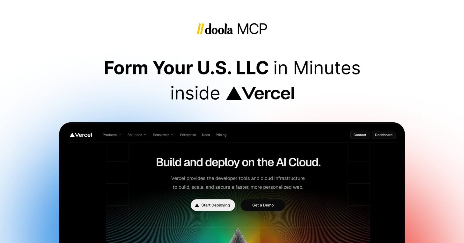 doola MCP Now Available Inside Vercel: Build, Implement, and Form Your US LLC In One Session